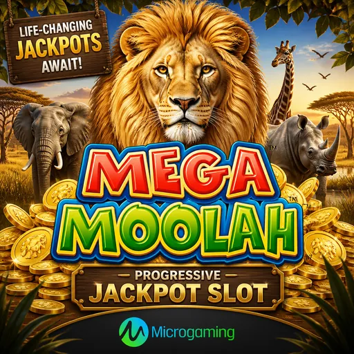 Mega Moolah progressive jackpot slot thumbnail