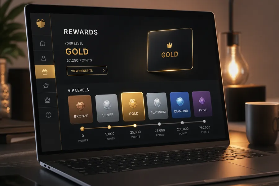 Yukon Gold Casino Rewards loyalty tiers