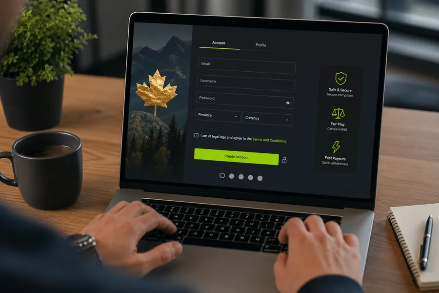 Yukon Gold Casino account registration Canada